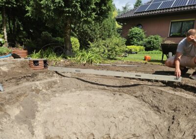 oczko wodne powiększenie przebudowa modernizacja Tomaszek Ogrody Toruń
